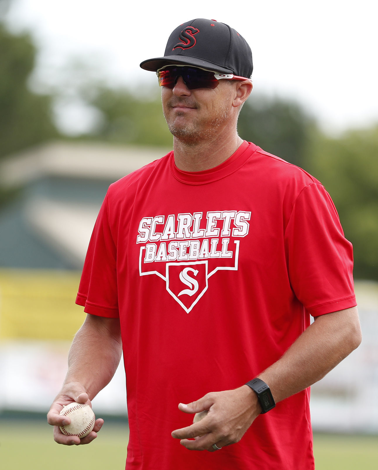 Billings Scarlets coach Adam Hust